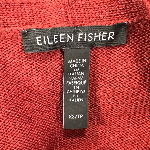 Eileen Fisher Boxy Tight Knit Italian Yarn 100% Extra Fine Merino Wool XS/TP - Picture 4 of 6